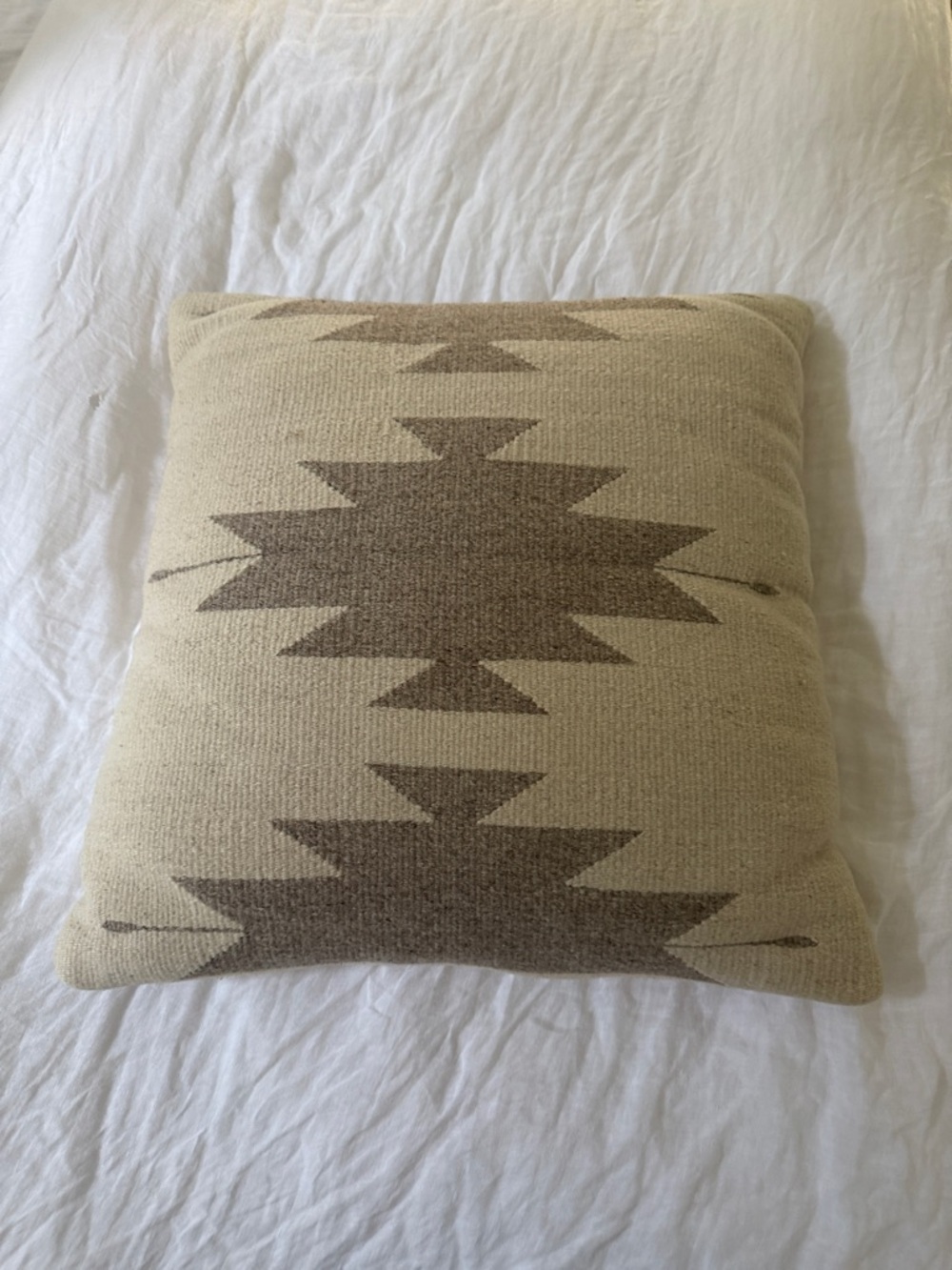 The Citizenry Neutral Southwestern Pattern Throw Pillow - Picture 4 of 4